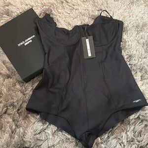 Dolce & Gabbana collab with Skims onesie. Color onyx. Size 2x.